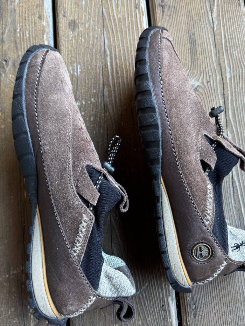 Timberland SmartWool Power Lounger Brown Suede Loafer Slip On in Men's 10 - Picture 11 of 16